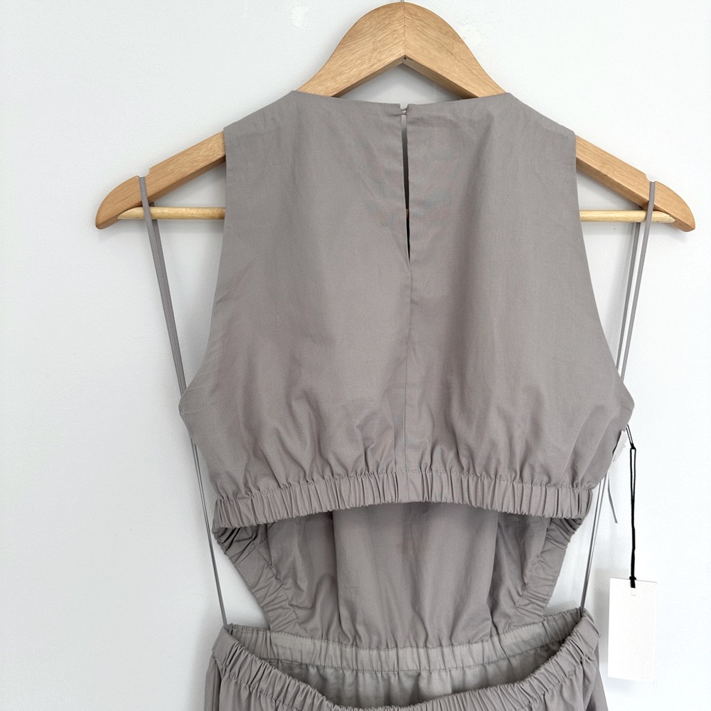 Aritzia Wilfred Cella Poplin Dress in Ashen - Picture 5 of 10